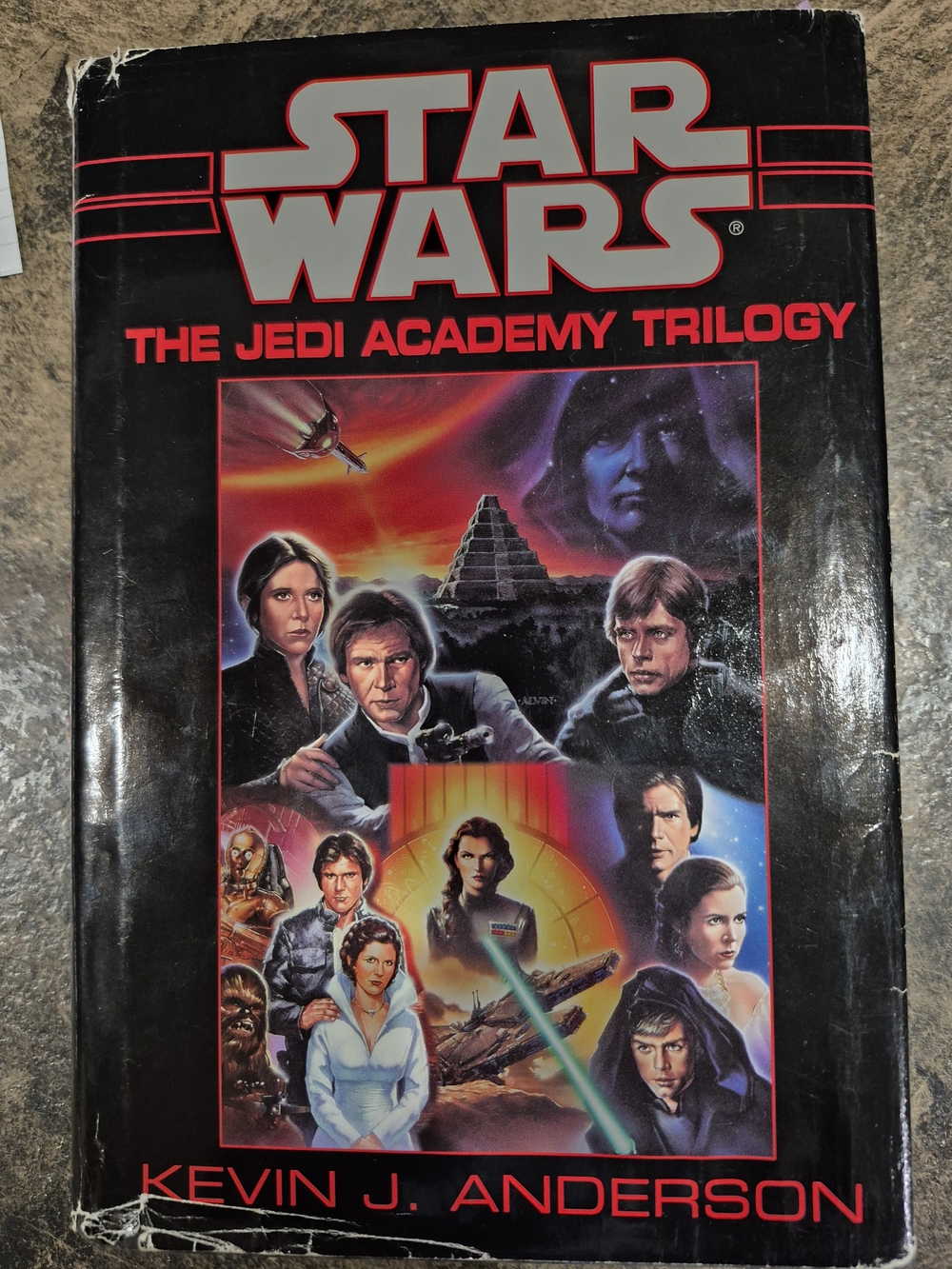 Vintage Star Wars Hardcover " The Jedi Academy Trilogy"